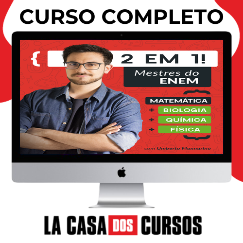 2 Em 1 Mestres Do Enem Matemática + Natureza - Umberto Mannarino